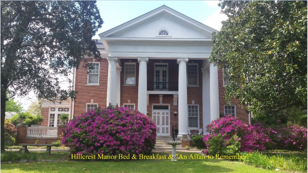 Alabama bed and breakfast inn for sale - Hillcrest Manor and An Affair to remember